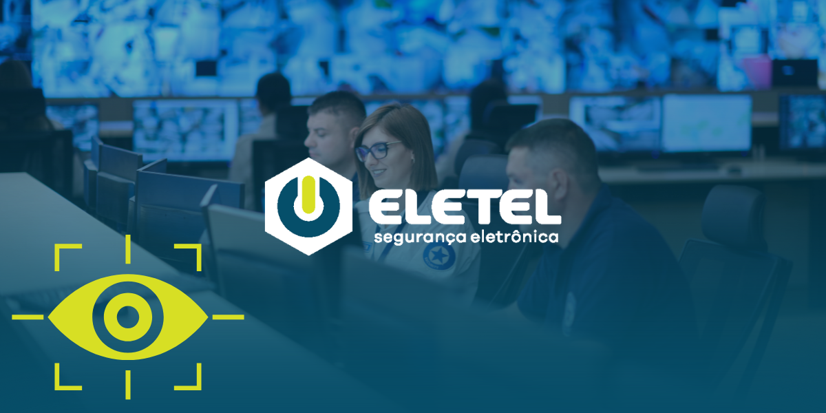 Equipe de monitoramento 24h em central de segurança da Eletel com tecnologia avançada.